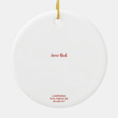 Snow Rush Keramik Ornament (Hinten)
