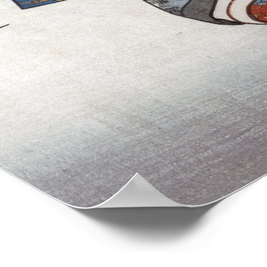 Snow Samurai Posters & Prints Poster (Ecke)