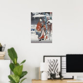 Snow Samurai Posters & Prints Poster (Heimbüro)