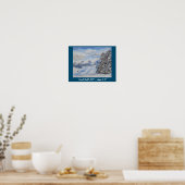 Snow Scene Scripting Poster (Küche)