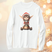 Snow Scooter Weihnachts-Elf Männer T-Shirt