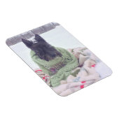 Snow Scottie Magnet (Rechte Seite)