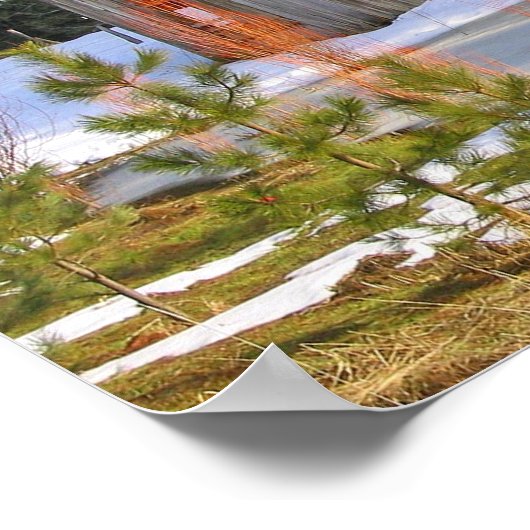 Snow Shed Poster (Ecke)