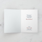 Snow Shopping Bonanza Vintage Weihnachtskarte Karte (Innenseite)