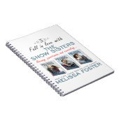 Snow Sisters 6.5" x 8.75" Notebook Notizblock (Rechte Seite)