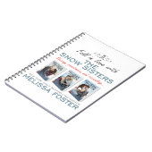 Snow Sisters 6.5" x 8.75" Notebook Notizblock (Linke Seite)