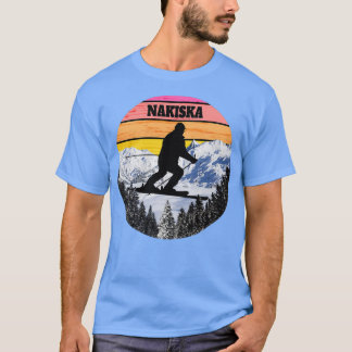 Snow Ski Nakiska Skigebiete Kanada T-Shirt