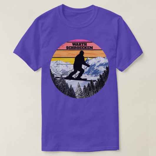 Snow Ski Warth Schroecken Skigebiet Österreich T-Shirt (Design vorne)