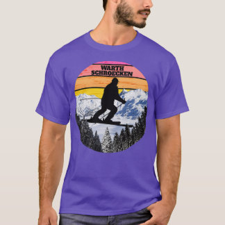 Snow Ski Warth Schroecken Skigebiet Österreich T-Shirt