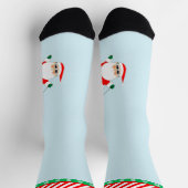 Snow Skiing Skier Holiday Gift Socken (Oben)