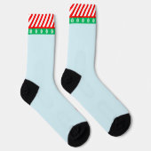 Snow Skiing Skier Holiday Gift Socken (Rechts)