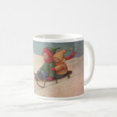 Snow Sledding Kaffeetasse (VorderseiteRechts)