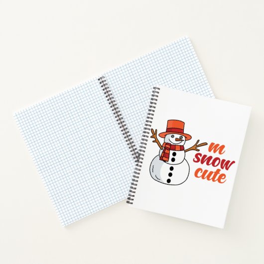 Snow Spiral Notebook Notizblock (Innenseite)