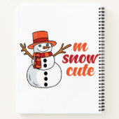 Snow Spiral Notebook Notizblock (Rückseite)
