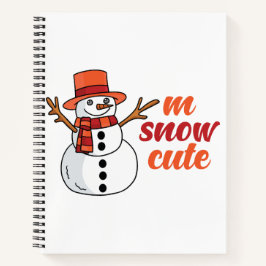 Snow Spiral Notebook Notizblock