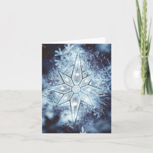 Snow Star Feiertagskarte