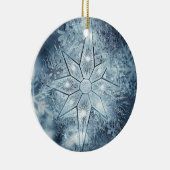 Snow Star Keramik Ornament (Rechts)