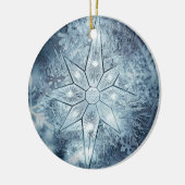 Snow Star Keramik Ornament (Links)