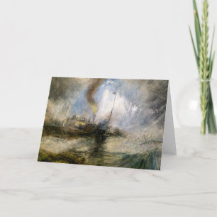 Snow Storm JMW Turner Karte