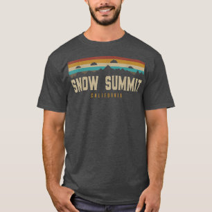 Snow Summit Vintag Mountains Wandern Camping T-Shirt