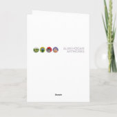 Snow Tango Feiertagskarte (Rückseite)