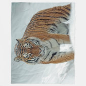 SNOW TIGER FLEECEDECKE (Vorderseite)