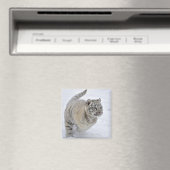 Snow Tiger Magnet (In Situ (Geschirrspüler))