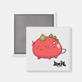 Snow Tomato AxieInfinity Blockchain Spiel Magnet (Vorderseite/Rückseite)