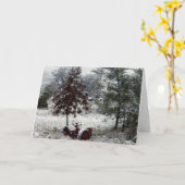 Snow Tractor Karte (Gelbe Blume)