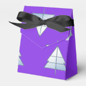 Snow Trees Elegant Winter Geschenkschachtel (Vorderseite)