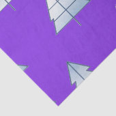 Snow Trees Elegant Winter Seidenpapier (Detail)