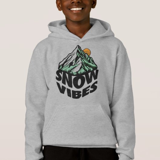 Snow Vibes Hoodie (Vorderseite)