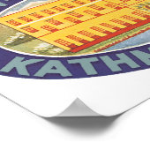 Snow View Hotel Kathmandu Nepal Poster (Ecke)