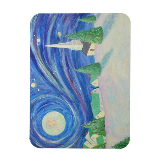 Snow Village Magnet (Vertikal)