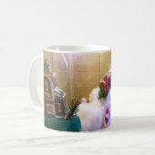 Snow Village Weihnachtskaffee Tasse (Vorderseite Links)