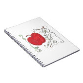 Snow White Apple Notebook Notizblock (Rechte Seite)