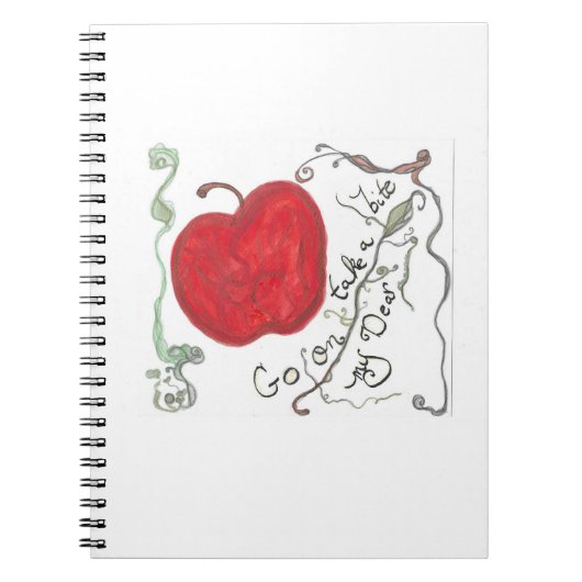 Snow White Apple Notebook Notizblock (Vorderseite)
