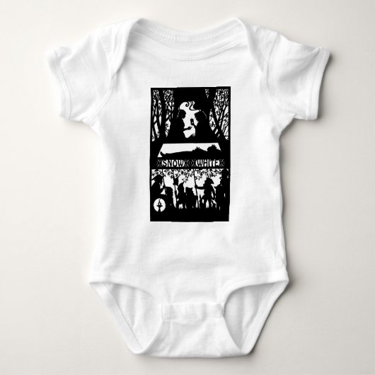 Snow White Baby Strampler (Vorderseite)