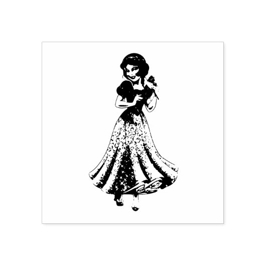 Snow White Gummistempel (Prägung)