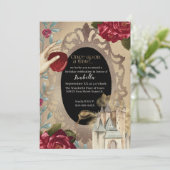 Snow White Magic Mirror Fairy Tale Einladung (Stehend Vorderseite)