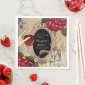 Snow White Magic Mirror Fairy Tale Serviette (Beispiel)