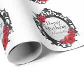 Snow White Magic Mirror und Apple Geschenkpapier (Rolleneckpunkt)