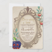 Snow White Mirror Verzauberte Märchen Einladung (Vorderseite)