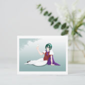 Snow White Postkarte (Stehend Vorderseite)