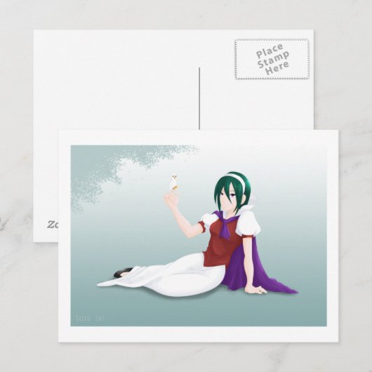 Snow White Postkarte (Vorne/Hinten)