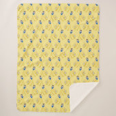 Snow White Sherpa Blanket Sherpadecke (Vorderseite)