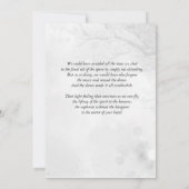 Snow White Tree Feier zum Leben Beerben Einladung (Rückseite)