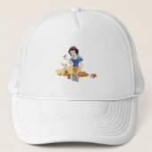 Snow White Trucker Hat Truckerkappe (Vorderseite)