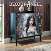 Snow White und der Apple #3 - Decoupage - Seidenpapier