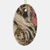 Snow White und Rose Red von Arthur Rackham Keramik Ornament (Rechts)